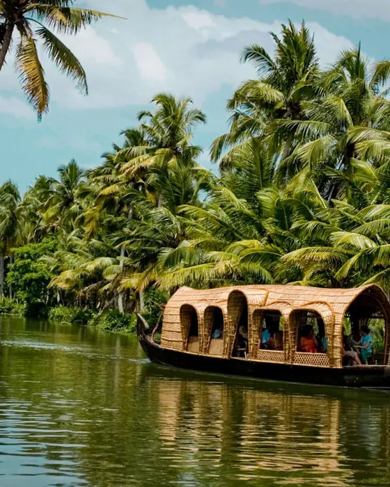 Houseboat on the Kerala backwaters
